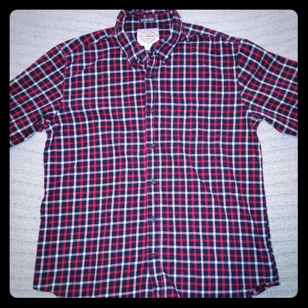 Mens Brushed Flannel Button Up